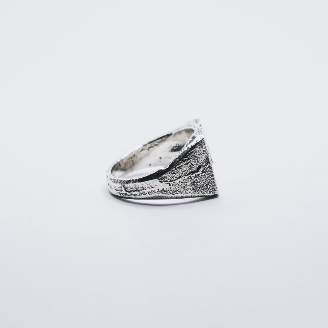Square Signet 4 Stones Size R