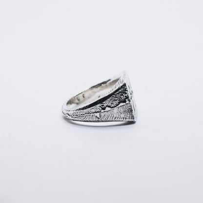 Square Signet 4 Stones #2 Size N 1/2