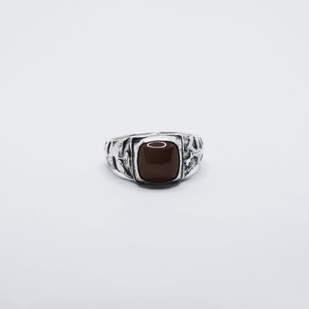 Carnelian Square Signet Size R